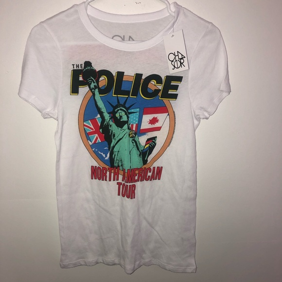 NWT Chaser The Police Tour Graphic Tee - Picture 1 of 4